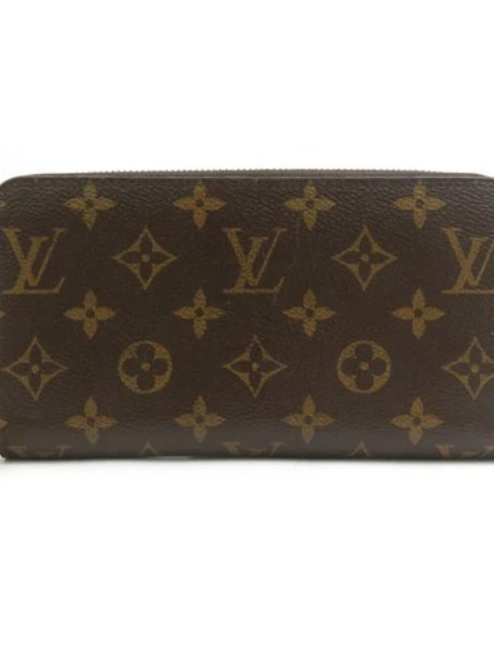 Auth LOUIS VUITTON Monogram Zippy Wallet Brown M42616 - h31248a